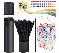 Camiki Art 36 Colouring Pencils, Coloured Pencils Drawing Pencils, Oil-based Water-soluble Artist Pencil Set, No Wax, for Kids & Adults Sketching, Doodling, Painting, Writing, Pre-sharpened (36)