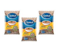 Camil Brazilian Pinto Beans 1Kg Premium Selection Frijol Haricots Feijao Carioca GMO Free Naturally Gluten Free Vegan High Fibre and Protein Pack of 3
