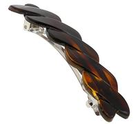 Camila Paris French Hair Barrettes Clips for Girls Braided, Automatic Clasp, Strong Hold Grip Hair Clips for Women, No Slip and Durable Styling Girls Hair Accessories, Made in France