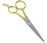 Camila Solingen CS07 Hair Scissors Professional 5 Inch Very Sharp Grooming Scissors. Razor Edge Barber Hair Cutting Scissors. Stainless Steel Hair Cut