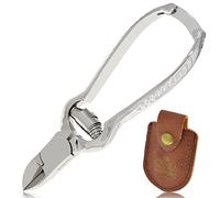 Camila Solingen CS13 Large Heavy Duty Toe Nail Clipper for Thick Toenails, Manicure & Pedicure, Double Barrel Spring. Super Sharp Trimmer Curved Stainless Steel 20mm Blade Made in Solingen, Germany