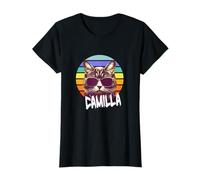 CAMILLA - Beautiful girl name with a cool funny Cat T-Shirt