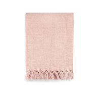 Camilla Collection Chenille Throw In Blush Pink (60" X 80")
