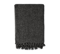 Camilla Collection Chenille Throw In Charcoal