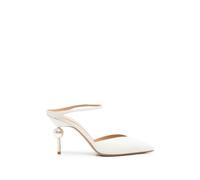 Camilla Gabrieli Emma pearl-embellished pumps - White 38-39-40-41