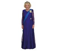 Camilla Queen Consort Blue Dress (165cm x 51cm) | Life Size Cardboard Cutout | Celebrity Cutout for Parties and Décor
