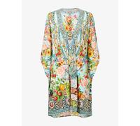 Camilla Womens Camilla Floral Ring-Embellished Stretch-Jersey Kaftan Magic Of The Mercado