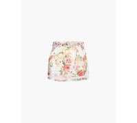 Camilla Womens Sew Yesterday Buckled Linen Shorts Xs