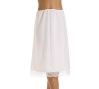 Camille Womens Lingerie White Lace Hemline Ladies 26'' Half Underslip 18-20