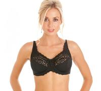 Camille Melody Lace Full Coverage Bra | Underwired Ladies Bra with Adjustable Straps | Elegant & Supportive Fit | Scalloped Trim & Floral Lace Detailing | Perfect for Everyday Wear