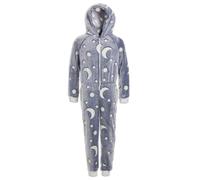 Camille Child Glow In The Dark Onesies - GREY - 12-14 Years