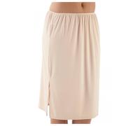 Camille Womens Ladies Beige 24'' Half Length Cling Resistant Under Skirt Slip 22