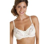Camille Ivory Lingerie Womens Full Cup Underwired Lace Bra 34B
