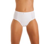 Camille Womens Two Pack White High Waist Briefs 10-12