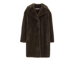 Camille Cocoon Coat - female - STAND STUDIO - Faux Fur & Shearling Jackets - Brown - L - Jackets L