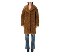 Camille Cocoon Coat - female - STAND STUDIO - Faux Fur & Shearling Jackets - Brown - S - Jackets S