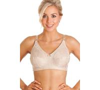 Camille Womens Cotton Comfort Non Wired Soft Cup Beige Bra 42DD