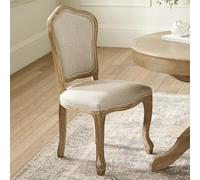 Camille Dining Chair - Set of 2 - Oatmeal Fabric