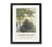 Camille In The Garden At Argenteuil By Claude Monet Exhibition Museum Painting Framed Print | A2 Black Framed Wall Art | Ready to Hang | Modern Floral Picture | Living Room Bedroom Lounge Office