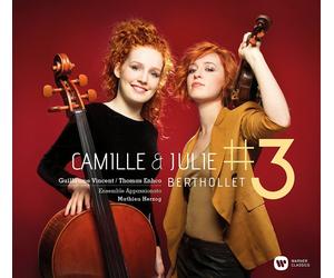 CAMILLE & JULIE BERTHOLLET - #3 -PAGANINI/BACH/KREISLER/BRAHMS CD NEW