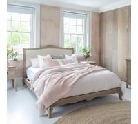 Camille - King Size - French Bed - Grey and White - Wooden - Low Foot-End - 5ft - Willis & Gambier - Happy Beds