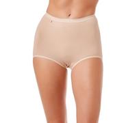 Camille Maxi Briefs Knickers for Women 3 Multipack - High Waisted Soft Cotton Breathable Full Briefs - Flattering Comfortable Ladies Underwear - Pack of 3 - Beige 14