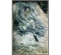 Camille Monet On Her Deathbed Painting by Claude Monet DIY Diamond Painting Kits for Adults, 5D Full Round Drill Diamond Painting Kit Embroidery Arts Home Decor