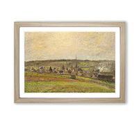 Camille Pissaro French Countryside Framed Print | A2 Oak Framed Wall Art | Ready to Hang | French Nature Picture | Living Room Bedroom Lounge Office