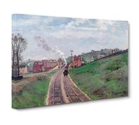 Camille Pissaro Lordship lane Dulwich Canvas Print | Gallery Wrapped 30mm Frame Wall Art | 24x16 inches | Ready to Hang | Classic Picture | Living Room Bedroom Lounge Office