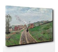 Camille Pissaro Lordship Lane Dulwich Canvas Print | Gallery Wrapped 30mm Frame Wall Art | 30x20 inches | Ready to Hang | Modern Picture | Living Room Bedroom Lounge Office