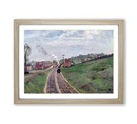 Camille Pissaro Lordship lane Dulwich Classic Painting Framed Print | A2 Oak Framed Wall Art | Ready to Hang | Classic Historical Picture | Living Room Bedroom Lounge Office