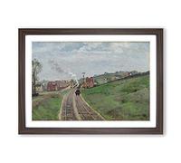 Camille Pissaro Lordship Lane Dulwich Framed Print | A2 Walnut Framed Wall Art | Ready to Hang | Modern Nature Picture | Living Room Bedroom Lounge Office