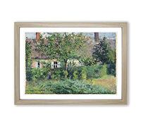 Camille Pissaro The Peasant House Framed Print | A2 Oak Framed Wall Art | Ready to Hang | Modern Nature Picture | Living Room Bedroom Lounge Office