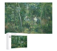 Camille Pissarro Forest Jigsaw Puzzle, 1000 PCS, Relaxing Activity for Adults, A Thoughtful Gift Idea for Adults Who Enjoy Puzzles