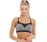 Camille Women's Plain Racer Back Spaghetti Strap Sports Bra in Grey | Size: Medium Camille Grey M