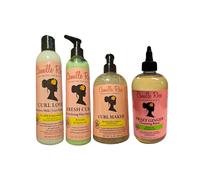 Camille Rose Curl Maker Jelly & Curl Love Milk & Sweet Ginger Rinse & Fresh Curl