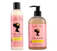 Camille Rose Moisture Milk Leave-In Hair Conditioner 240 ml and Curl Maker Jelly 355 ml Bundle