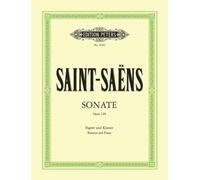 Camille Saint-Saens: Bassoon Sonata Op.168 for Bassoon and Piano (Sheet Music) Edition Peters EP9195