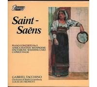 Camille Saint-Saëns , Gabriel Tacchino - TV 37108S GABRIEL TACCHINO Saint-Saens Piano Concerto 5 vinyl LP