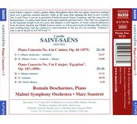 CAMILLE SAINT-SAENS - PIANO CONCERTO NO.4+5 NEW CD