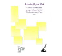 Camille Saint-Saens: Sonata Opus 166. Sheet Music for Alto Saxophone