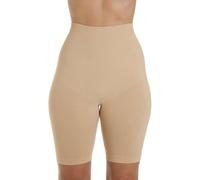 Camille Seamfree High Waist Shapewear Thigh Slimmer Briefs In Beige Beige