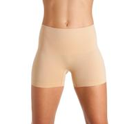Camille Seamfree Shapewear Two Pack Comfort Control Shorts In Beige Beige S
