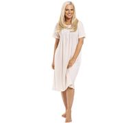 Camille Stylish Honeycomb Print Jersey Nightdress 10-12 Pink