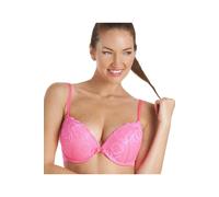 Camille Super Boost Padded Push Up Vibrant Pink Underwire Bra 32A