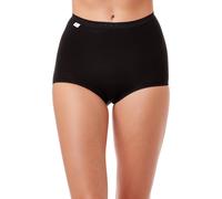 Camille Maxi Briefs Knickers for Women 3 Multipack - High Waisted Soft Cotton Breathable Full Briefs - Flattering Comfortable Ladies Underwear - Pack of 3 - Black 16