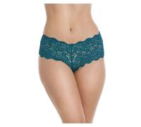 Three Pack Floral Lace Boxer Shorts Camille Teal 18-20