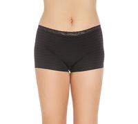Camille Three Pack Smooth Seamless Boxers In Black Black S/M