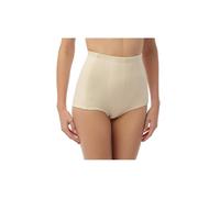 Camille Two Pack Cotton High Waisted Comfort Control Full Briefs In Beige Beige XXL