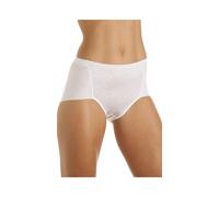 Camille Womens Two Pack White High Waist Control Comfort Support Briefs 10